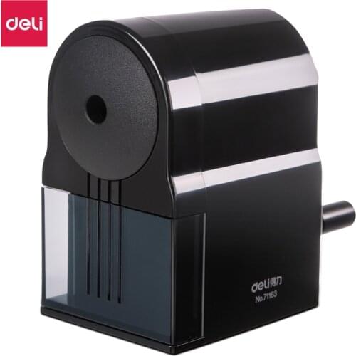 DELI Adjustable Rotary Pencil Sharpener for Different Pencil Tip Size Colored Pencil Sharpeners Stationery Supplies
