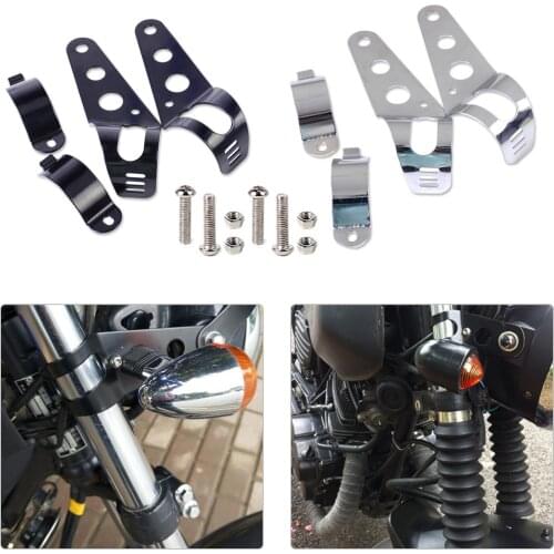 New Universal 33-45mm fork Tubes Motorcycles Headlight Mounting Holder Brackets Set for Harley Davidson Kawasaki Yamaha Suzuki
