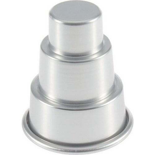 DIY Mini 3-Tier Cupcake Pudding Chocolate Cake Mold Baking Pan Kitchen Decoration Cooking Tools