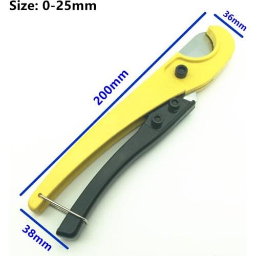 H264 High quality PVC Pipe Cutter 25mm Aluminum Alloy Scissors Tube Cutter PVC/PU/PP/PE Hose Cutting Hand Tools for Mist Cooling