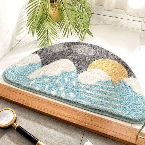 Bedroom Decoration Area Carpet Non-slip Floor Mat Cartoon Mat Living Room Soft Carpet Plush Carpet Fluffy Thick Carpet