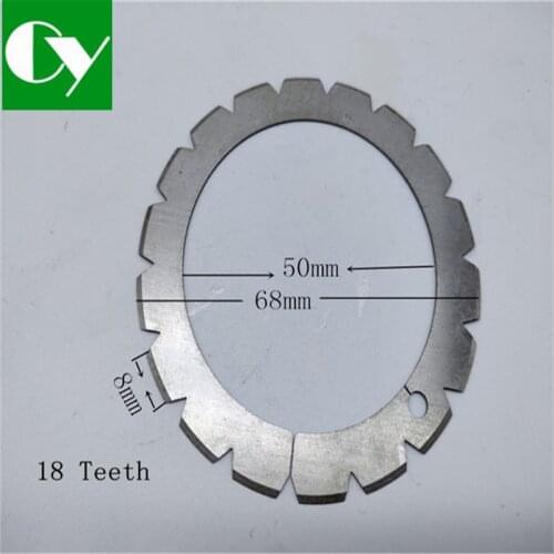 Blade For Folding Machine 68X50X0.5mm 18Teeth Folding Machine Parts