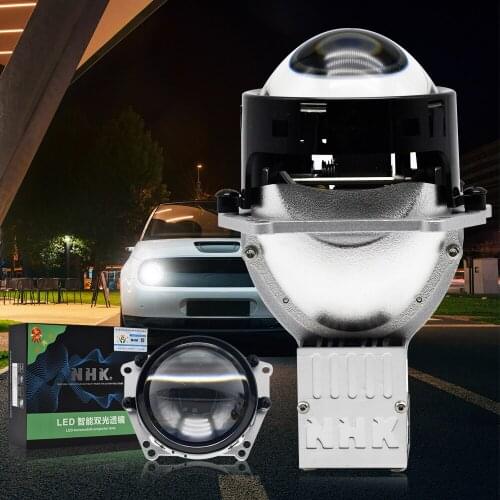 3.0 inch Bi LED Headlight Lenses HID LED Projector Light Lamps Automotive Lenses 6000K 110W For NHK Car Accessories Retrofit