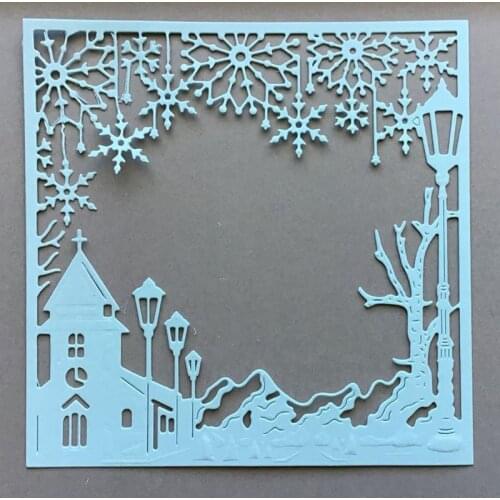 Snowflake Metal Cutting Dies Stencil Scrapbooking DIY Album Stamp Paper M68E