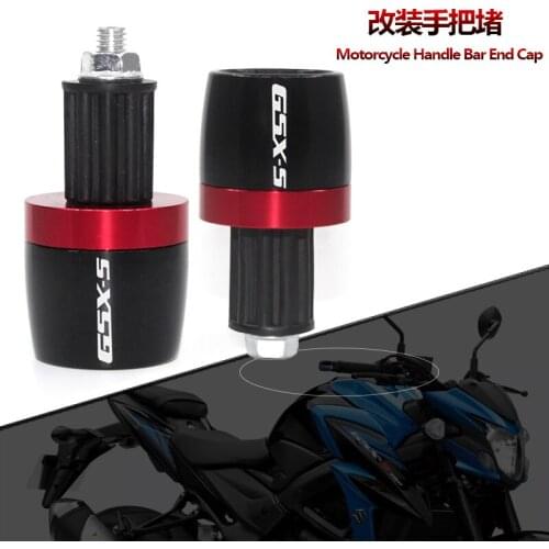 Motorcycle Accessories 7/8'' 22MM Handlebar Grips Handle Bar Cap End Plugs For SUZUKI GSX-R 600 750 650 1000 K4 K5 K6 K7 K8 K9