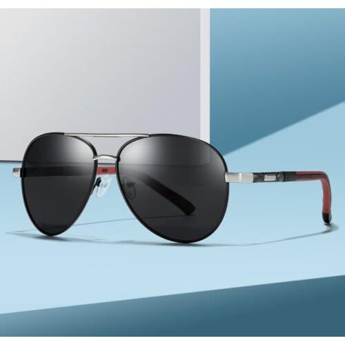 2020 Polarized Sunglasses Outdoor Driving Polaroid Sunglasses Men Sun Glasses Pilot Metal Frame Sun Glasses for Men Gafas De Sol