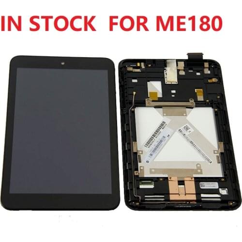 New 8'' inch For Asus MeMO Pad 8 ME180 ME180A K00L digitizer touch screen with lcd display assembly Frame IN STOCK