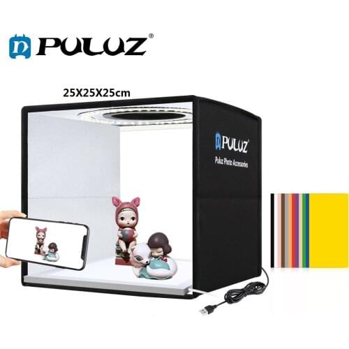 Portable Photo Studio Light Box with 96 LEDs Lights & 6 Backdrops for Jewelry and Small Items Product Photography