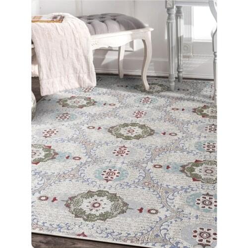 Pink Flower Carpet Girls Room European And American 3D Big Carpets For Living Room Area Style Rugs Woven Bedroom Vintage Soft