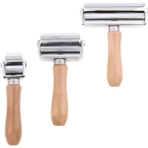 DIY Handmade Cowhide Leather Leather Art Leather Carving Tools Piping Device Edging Device Rubber Roller