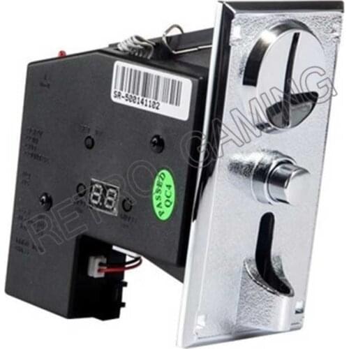 SR-500 Multi Coin Acceptor programable for different values coin selector for vending machine DIY arcade game machine parts