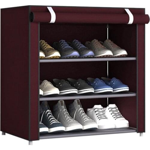 NAI YUE Dustproof Large Size Non-Woven Fabric Shoes Rack Shoes Organizer Home Bedroom Dormitory Shoe Racks Shelf Cabinet