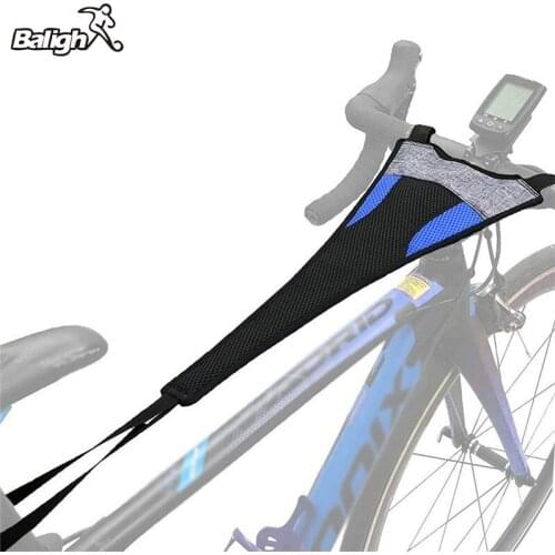 Balight Bicycle Trainer Sweatproof Belt Outdoor Indoor Bicycle Sweatproof Belts Handlebar Attachment