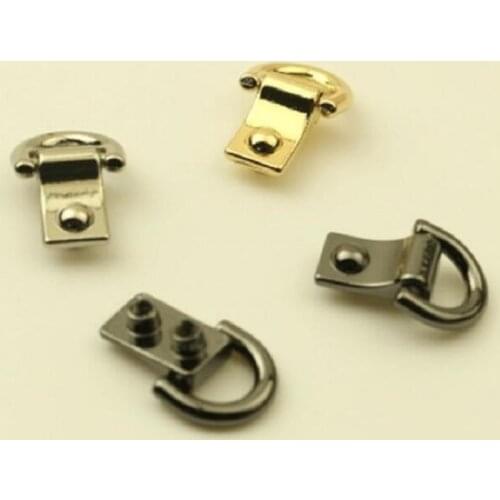 10 pieces / lot) luggage hardware accessories D buckle bag hook on both sides of shoulder strap