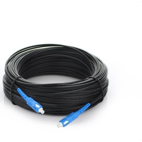 10pcs/lot Armoured Fiber Optic Patch Cord Jumper SM Optical Cable 3.0mm Fiber Patch Cord Single Mode SC/UPC-SC/UPC