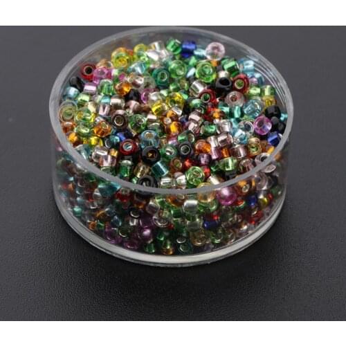 1000x Small Seed Beads Mixed Round Spacer Glass Beads Jewelry Making Beading