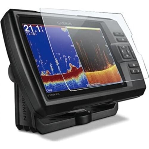 2 x PET Clear Screen Protector Cover Protective Film Guard For Garmin Striker Plus 7cv/7dv/7sv Fishfinder Handheld GPS Tracker