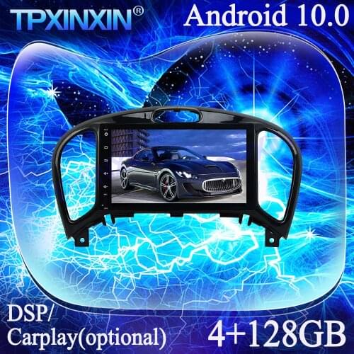Android 10.0 DSP PX6 IPS Carplay 4G+128G For Nissan Juke Automatic Multimedia Player Tape Recorder GPS Navi Auto Radio Head Unit