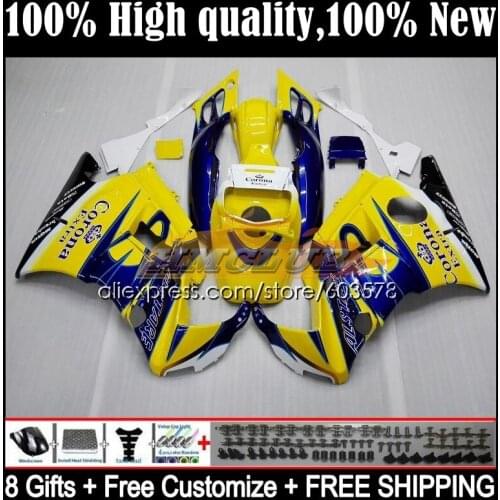 +Tank For HONDA CBR 600 F2 FS 1991 1992 1993 1994 10CL.9 CBR 600F2 CBR600FS CBR600F2 CBR600 F2 91 92 93 94 Fairing Yellow black