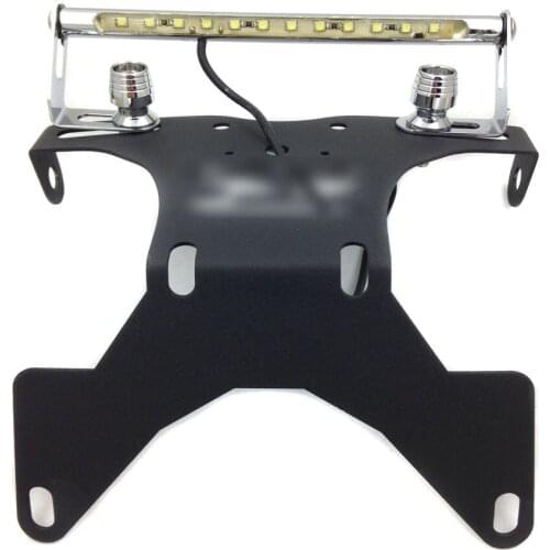 Aftermarket free shipping motorcycle parts Black LED lights Fender Eliminator Tidy Tail Fit For 1997-2004 Suzuki GSXR 1000