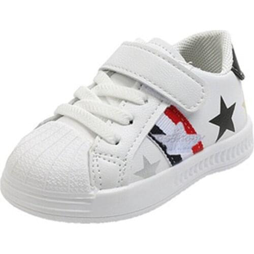 Baby Shoes Spring and Autumn Kids Toddler Sneakers Soft Sole Girls Shell-toe Boys White Shoes zapatillas niña Breathable and Hot
