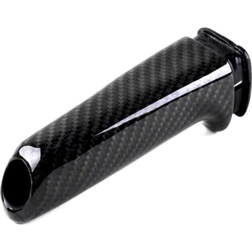 Elegant Car Interior Handbrake Grips Cover Luxurious Trim Compatible for E90/E92/F30 Hard Carbon Fiber W91F