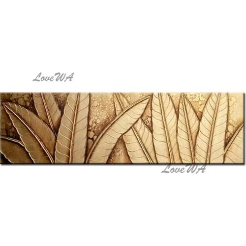 Modern New Arrival Gold Leaf Oil Painting Art Home Decorative Items Canvas Wall Artwork And Paintings Art Abstract Unframed Gift