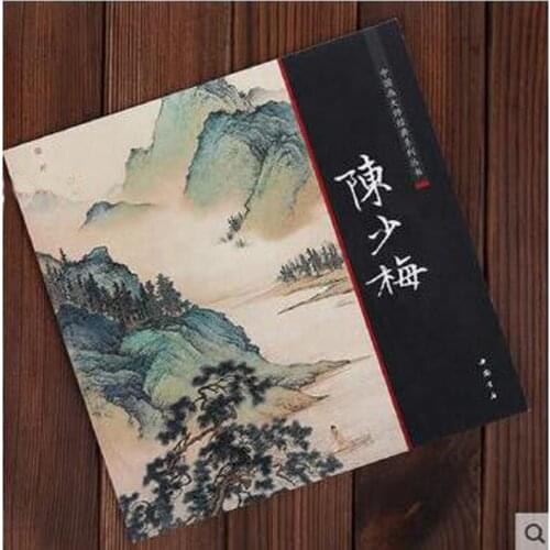 Freehand brushwork in Traditional Chinese painting book Xie Yi Chen Shao Mei Landscape Drawing Book