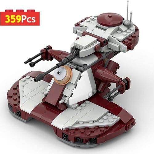 Space Military Series Wars Armored Assault Fighter AAT Tank Weapon Model MOC Building Blocks Bricks Kids Assembly Toys Xmas Gift