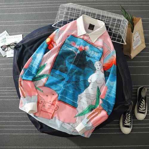 LK2959 Fashion Mens Shirts 2021 Runway Luxury famous Brand European Design party style Mens Clothing