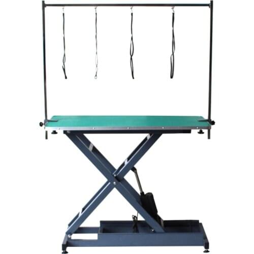 Newest promotional height adjustable hydraulic electric dog pet lifting grooming table