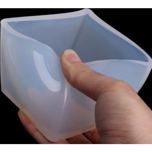 DIY Silicone Pendant Mold Jewelry Making Cube Resin Casting Mould Craft Tool New D08F