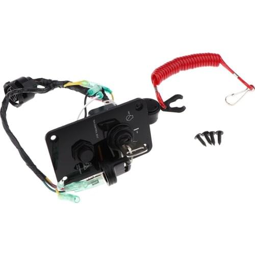 Motorcycle Single Engine Ignition Key Switch Panel Switch for Yamaha 4.5x2.8inch