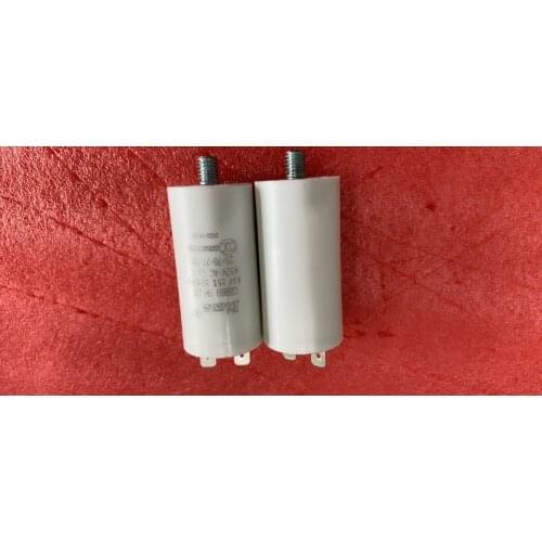 CBB60 motor starting AC capacitor 30UF450VAC 12UF 30UF 4 piece foot Double soldering stud 55UF CBB60-E
