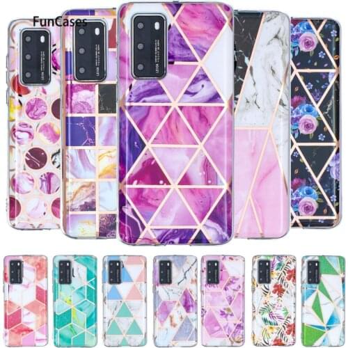 Mixed Colors Mobile Cases For capa Huawei P40 Business Telefoon New Case Cellular Huawei accesorios P40 Soft IMD Cases Hawaii