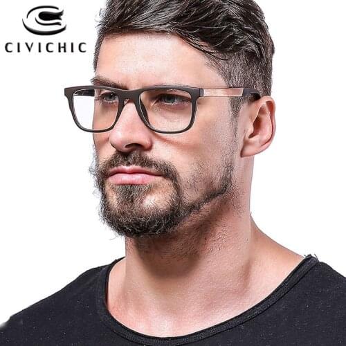 Chic Business Leisure Men Glasses TR90 Square Myopia Optical Eyeglass Frame Retro Casual Lunette De Vue UV400 Gafas Hombre COG83