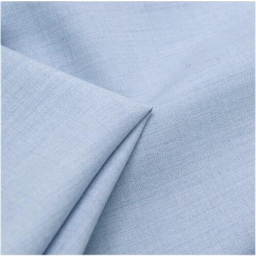 Width 59''High Grade Wrinkle Resistant Comfortable Pure Color Cotton Linen Fabric By The Yard For Suit Pant Skirt Shirt Material