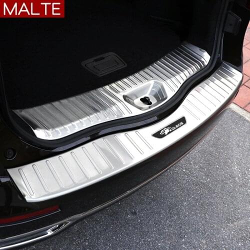 High quality stainless steel rear windowsill panel,Rear bumper Protector Sill For Renault Koleos 2017 2018 2019