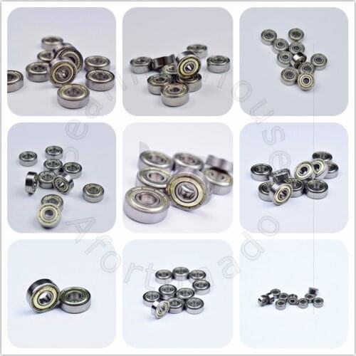 Multiple sizes 603zz 604zz 605zz 606zz 607zz 608zz 623zz 624zz 625zz 626zz metal sealing bearings 10piece free shipping bearing