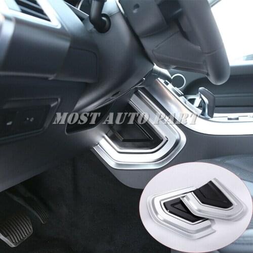 ABS Plastic Interior Contral Side U Shape Panel Cover For Land Rover Range Rover Sport 2014-2019 2pcs Car Decoration Car Trim