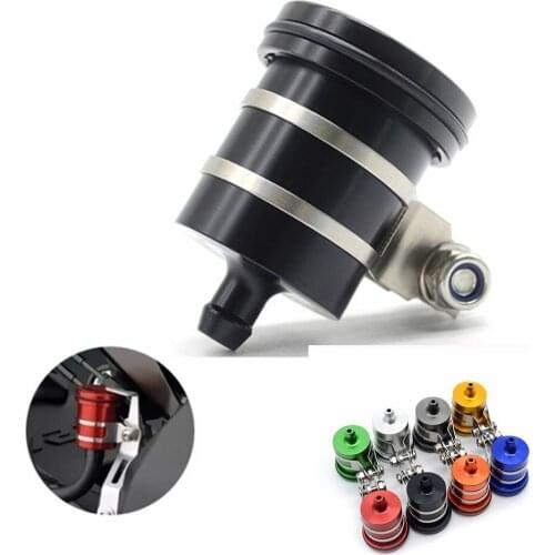Motorcycle Brake Clutch Fluid Oil Tank Master Cylinder Reservoir Universal Fit For Yamaha Honda Kawasaki Suzuki BMW Ducati KTM