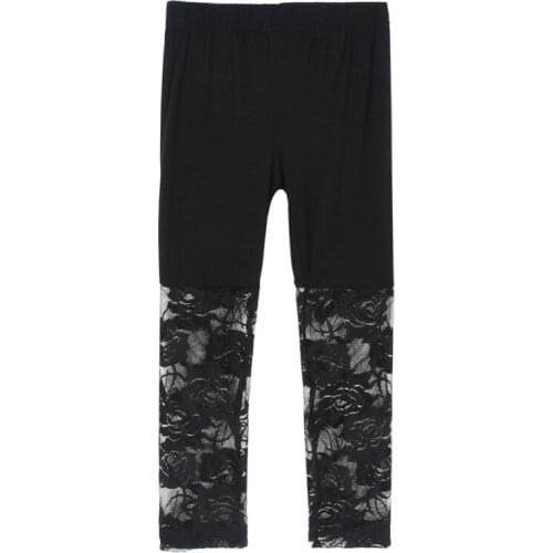 Kid Baby Girls Lace Tight Legging Pants Comfy Capri Summer 2021