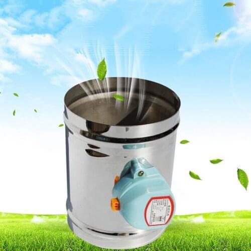JFBL Hot 125mm stainless steel air damper valve HVAC electric air duct motorized damper for 5 inch ventilation pipe valve 220V