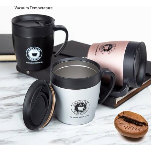 Coffee Mugs dolce gusto Stainless Steel Vacuum Water Tea Coffee Cup Anti-Scald Mug Drop Shipping handy