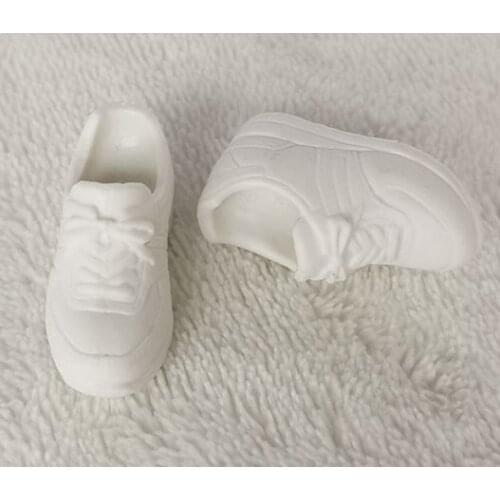 1 Pair White black pink Sport Shoes Sneaker Icy Blyth Doll Shoes fit for Licca Azone 1/6 Dolls Accessories doll sneaker