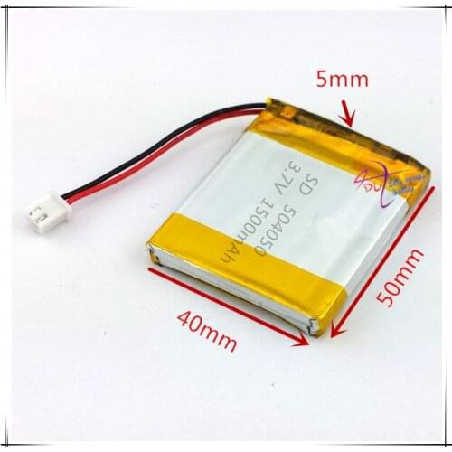 Li-po XHR-2P 2.54 1500mAh 3.7V 484251 polymer battery 504050 story machine driving recorder