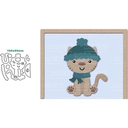 Metal Cutting Dies Cat Stencil Scrapbooking DIY Album Stamp Paper Card Embossing Decor Craft