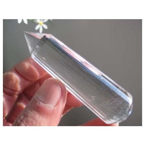 New fashion 24 - sided, natural white crystal multi - faceted pillars, crystal pillars, 24 - faceted white crystal pillars