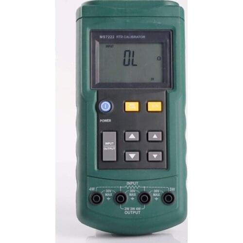 Wholesale retail 0.1ohm accuracy RTD Resistance Temperature Detector Calibrator MS7222