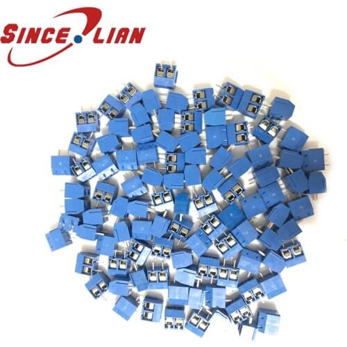 Original 20pcs Terminals KF301-2P PCB Terminal /KF301-3P KF301-5.0-2P KF301-5.0-3P KF301 5.08mm Plug-in Screw Connector
